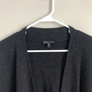 Eileen Fisher Charcoal Grey Waterfall 